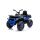 Elektro Quad XMX607 Blau Ledersitz Reifen LED