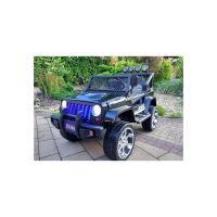 Elektrische Fahrt Auf Auto S2388 Jeep Schwarz 4x45W