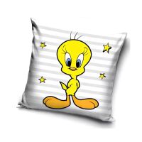 The Looney Tunes Tweety Kissenbezug 40x40 cm Velours