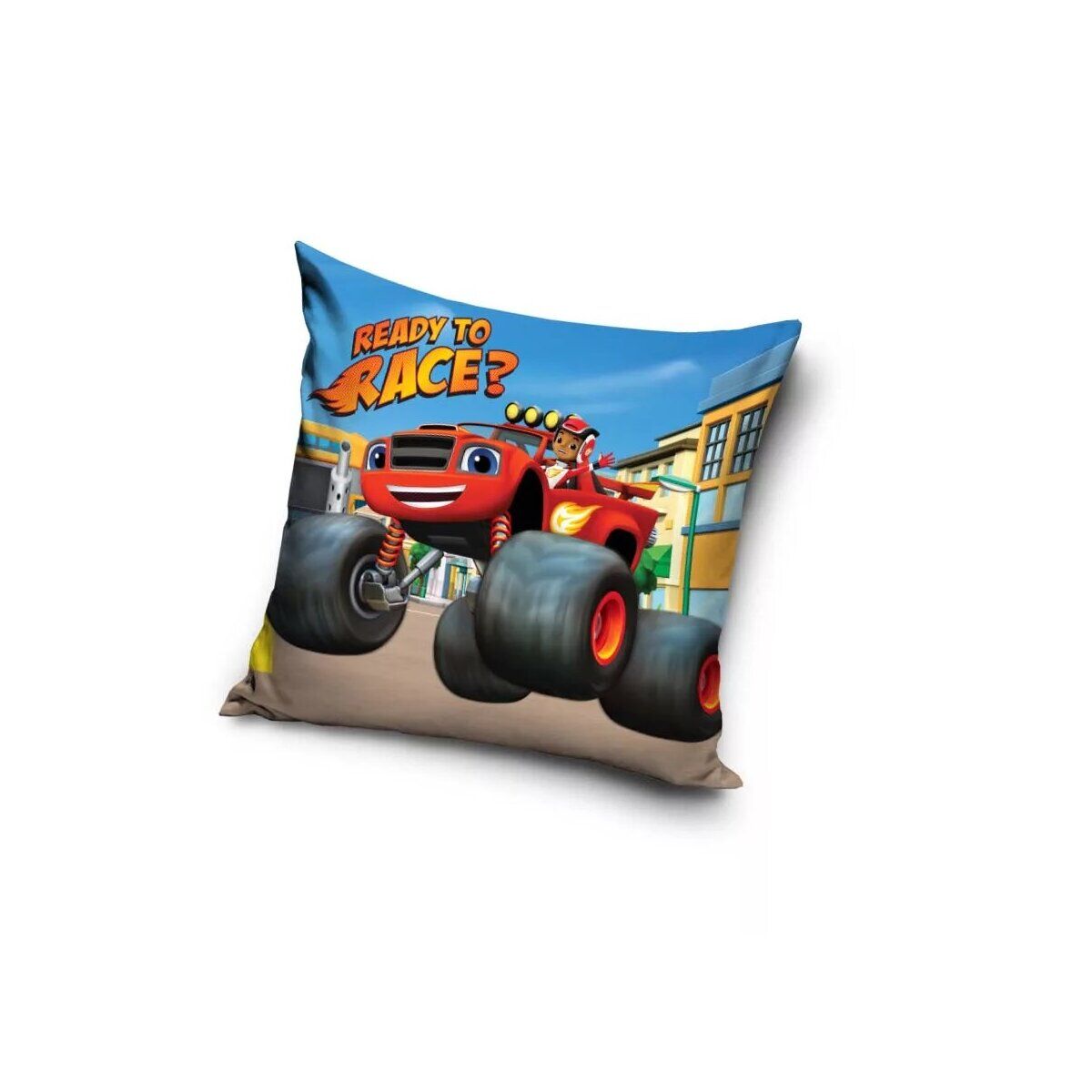 Blaze Ready to Race Samt-Kissenbezug 40x40 cm