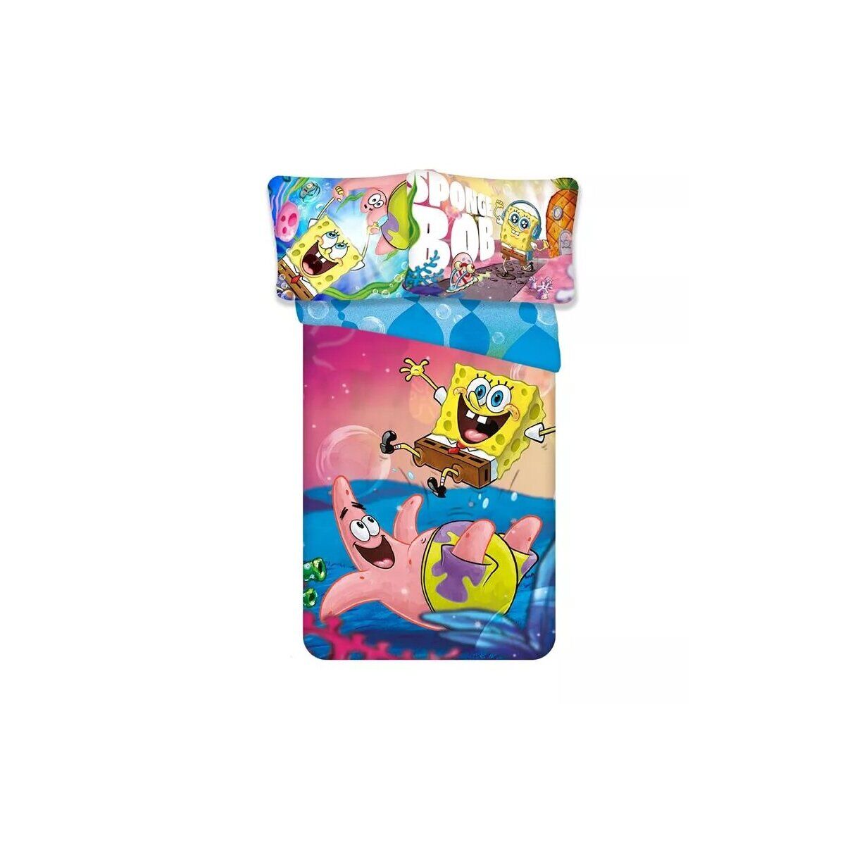 SpongeBob Schwammkopf Splash Kinderbettwäsche-Set für