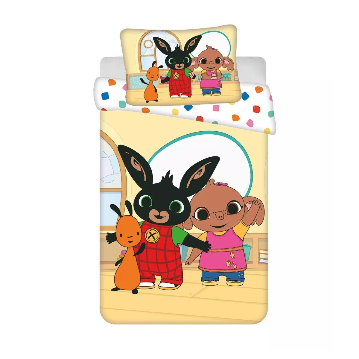 Bing Playroom Kinder, Kindergarten Bettbezug 100×135cm