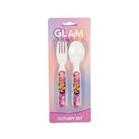 Glam Girls Team Kunststoffbesteckset - 2 Stück