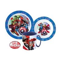 Avengers Rolling Thunder Geschirrset, Mikroplastik Set mit