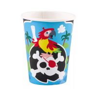 Pirat Privateer Pappbecher 8 Stk 250 ml