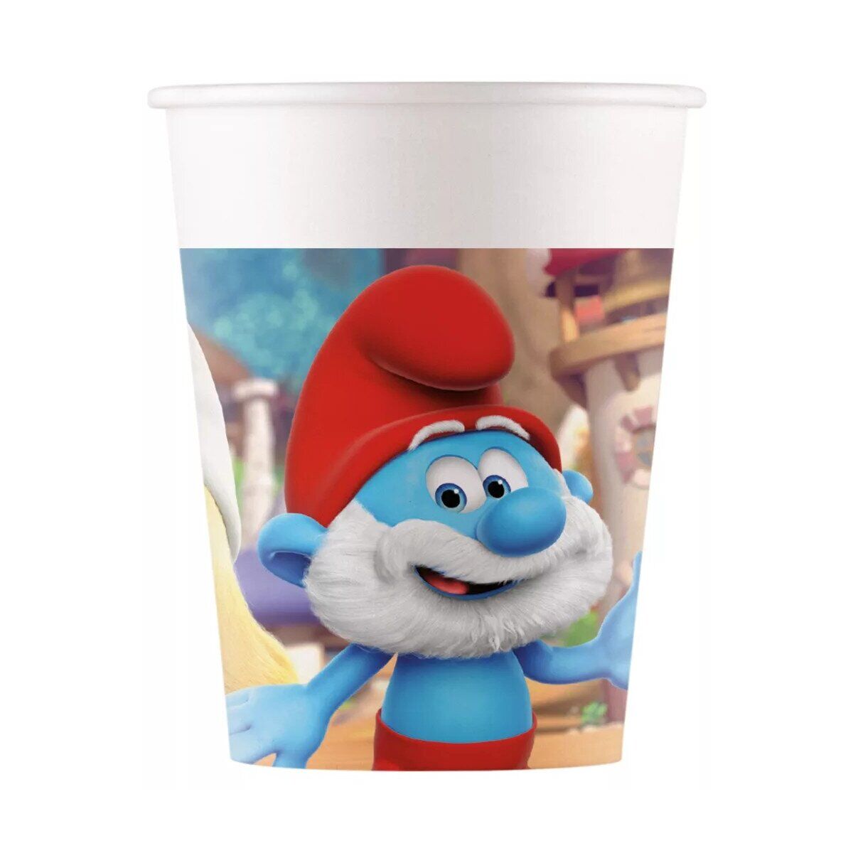 Die Schlümpfe Joyful 8 Stk 200 ml Kunststoffbecher FSC