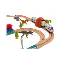 Elektrische Eisenbahn-Set „Dinosaurierpark“...