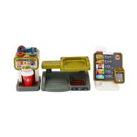 Set Shop Pizza Kaffeemaschine Getränke Registrierkasse