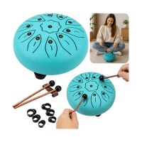 Zungentrommel als Entspannungsinstrument für Yoga