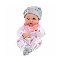 Babypuppe mit Fütterungszubehör, Lätzchen,...