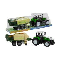Großer Traktor mit Anhänger Landmaschine 65 cm