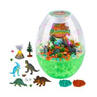 DIY Kreatives Dinosaurier-Terrarium-Kit mit Nachtlicht