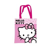 Hello Kitty Pink Stofftasche, Einkaufstasche 44 cm