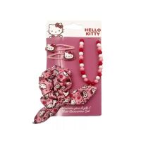 Hello Kitty Pink Halsketten- und Haaraccessoire-Set