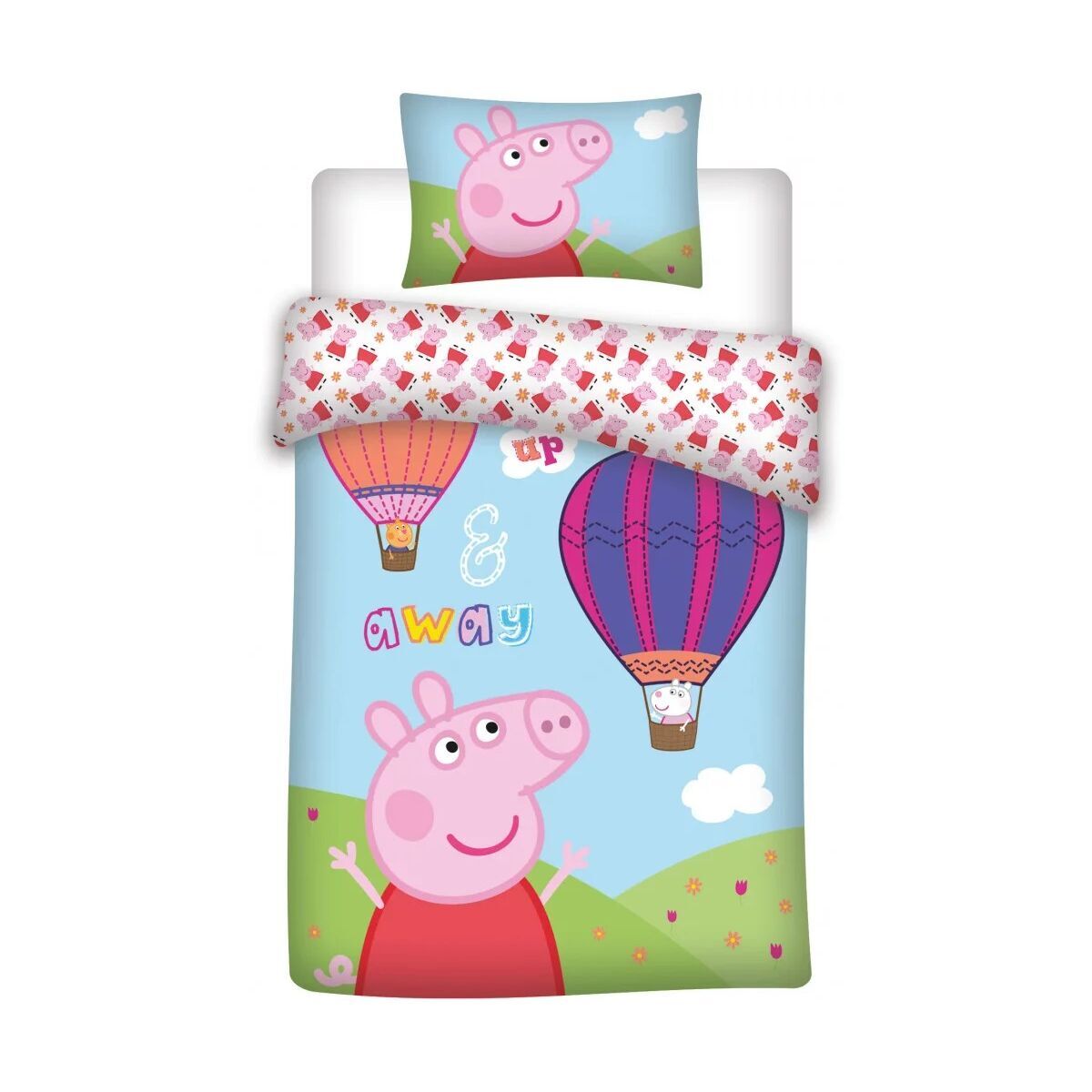 Peppa malac Hot-air Balloon Kinder, ovis Bettwäsche