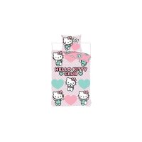 Hello Kitty Club Bettbezug 140×200cm, 70×90 cm