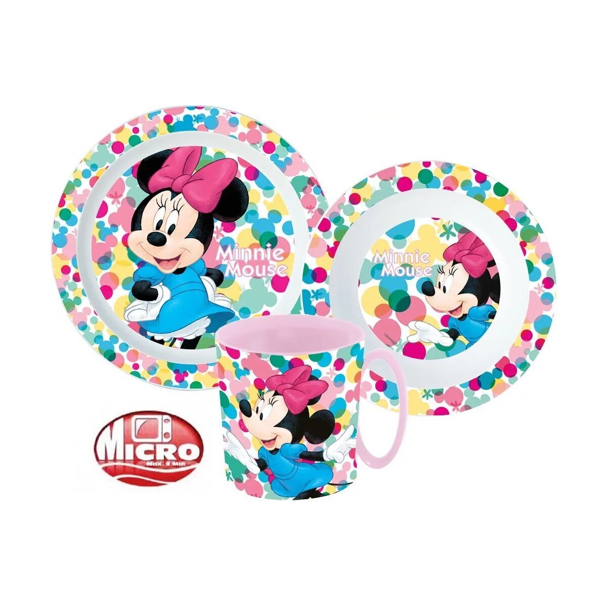 Disney Minnie Feel Good Geschirrset, mikro