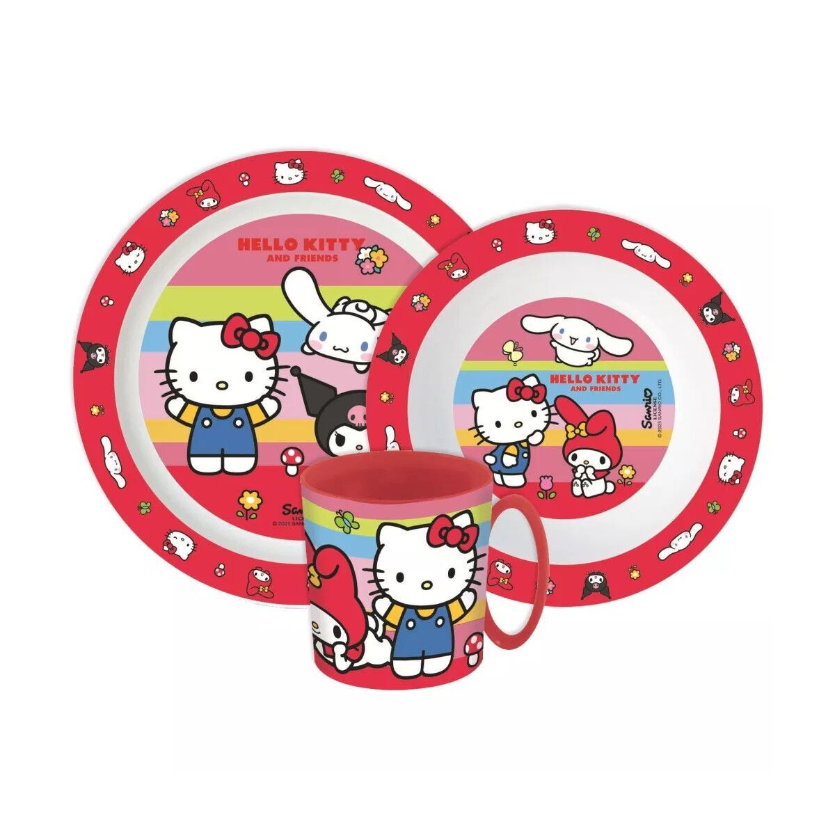 Hello Kitty And Friends Geschirrset, -Set
