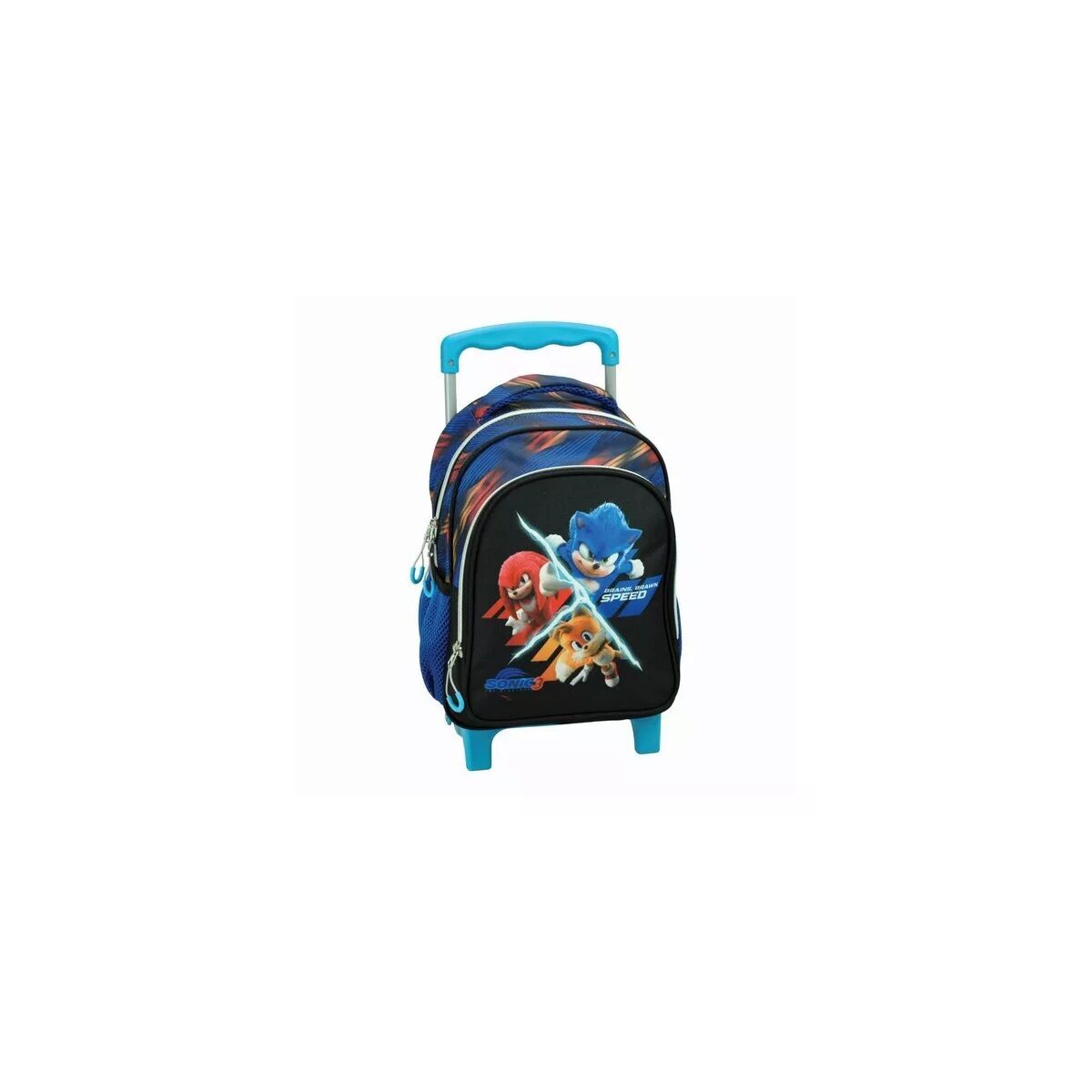 Sonic der Igel Brawn rollender Kindergartenrucksack, Tasche