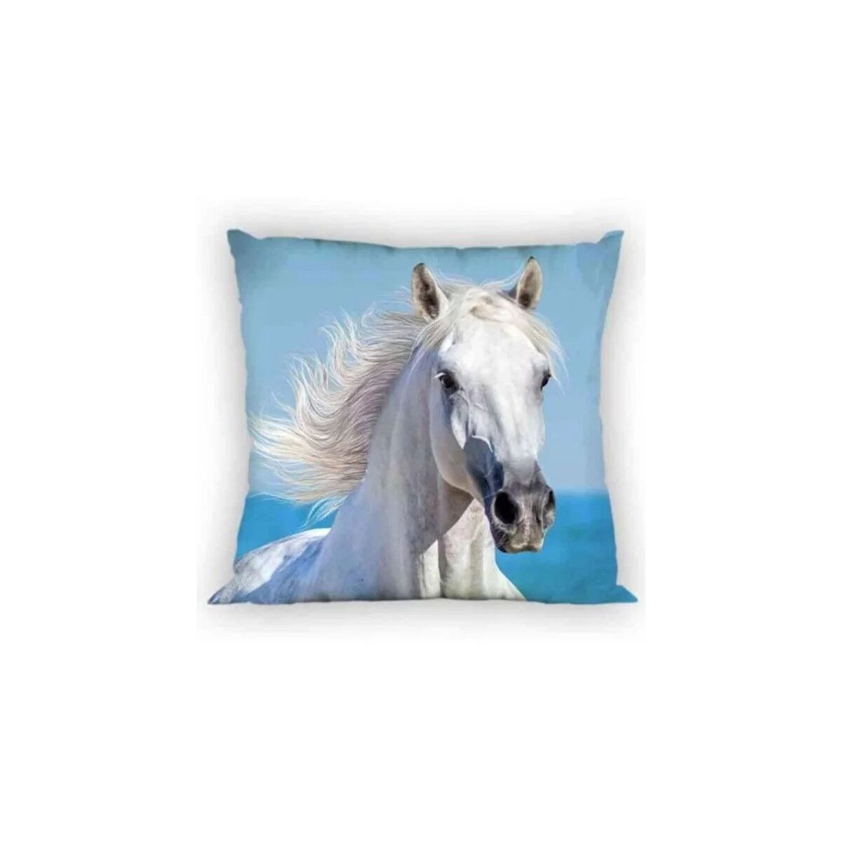 Pferd Weiße Kissenhülle 40*40 cm