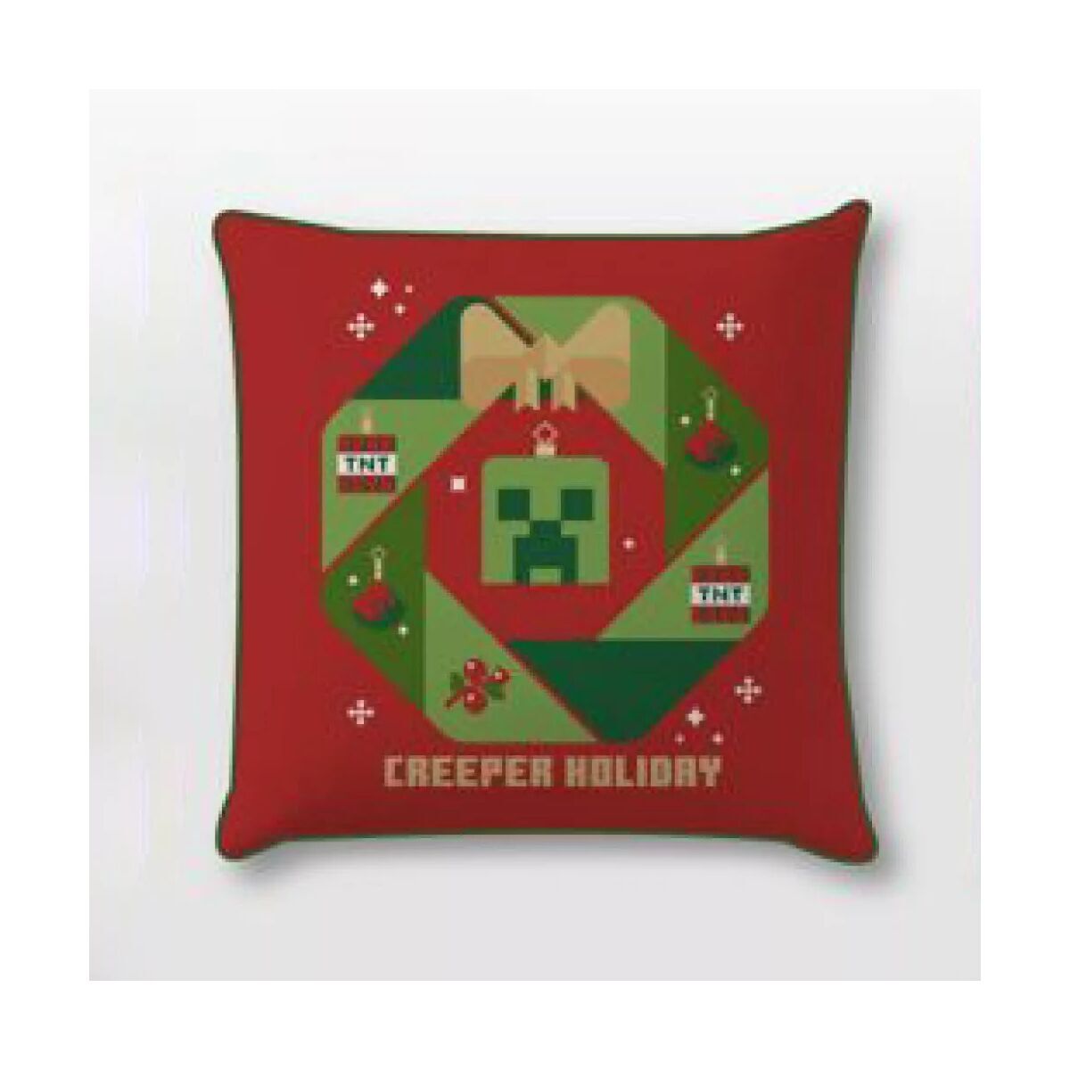 Minecraft Creeper Holiday Weihnachts Dekokissenbezug 40x40