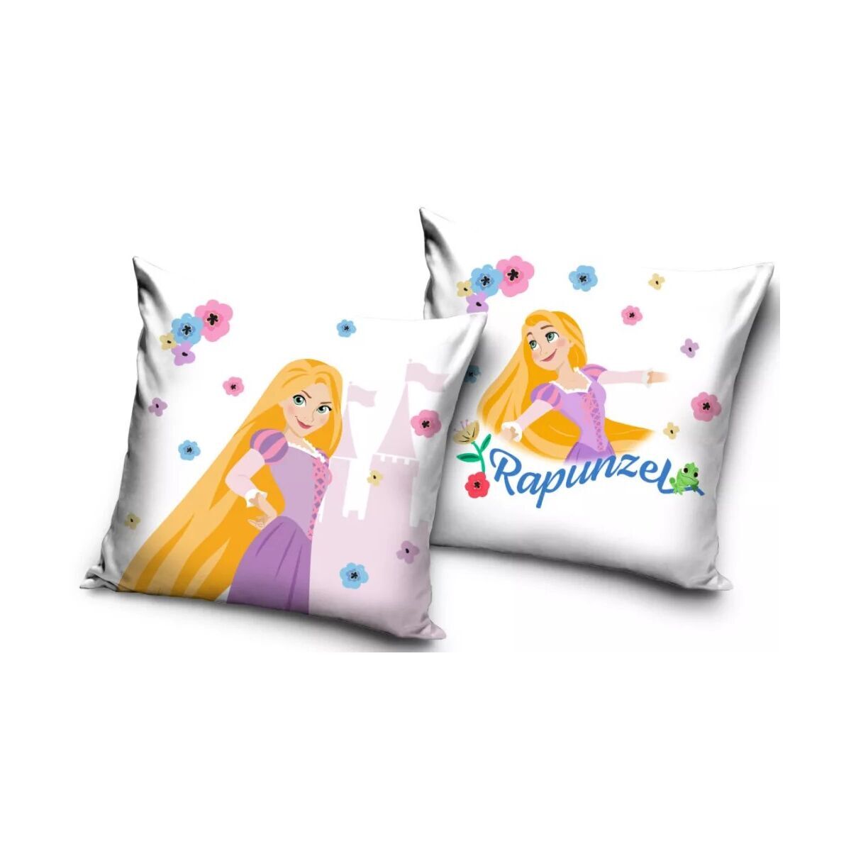 Disney Prinzessin Rapunzel Kissenbezug 40x40 cm Samt