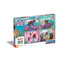 Disney Prinzessin Junior Ariel 4 in 1 Puzzle Clementoni