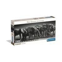 Tiere Herd of Giants Elefant 1000 Stück Panorama...