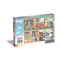 Bluey Play All Day 4-in-1 Puzzle Clementoni