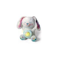 Hase White Plüsch Nachtlicht, Projektor Clementoni