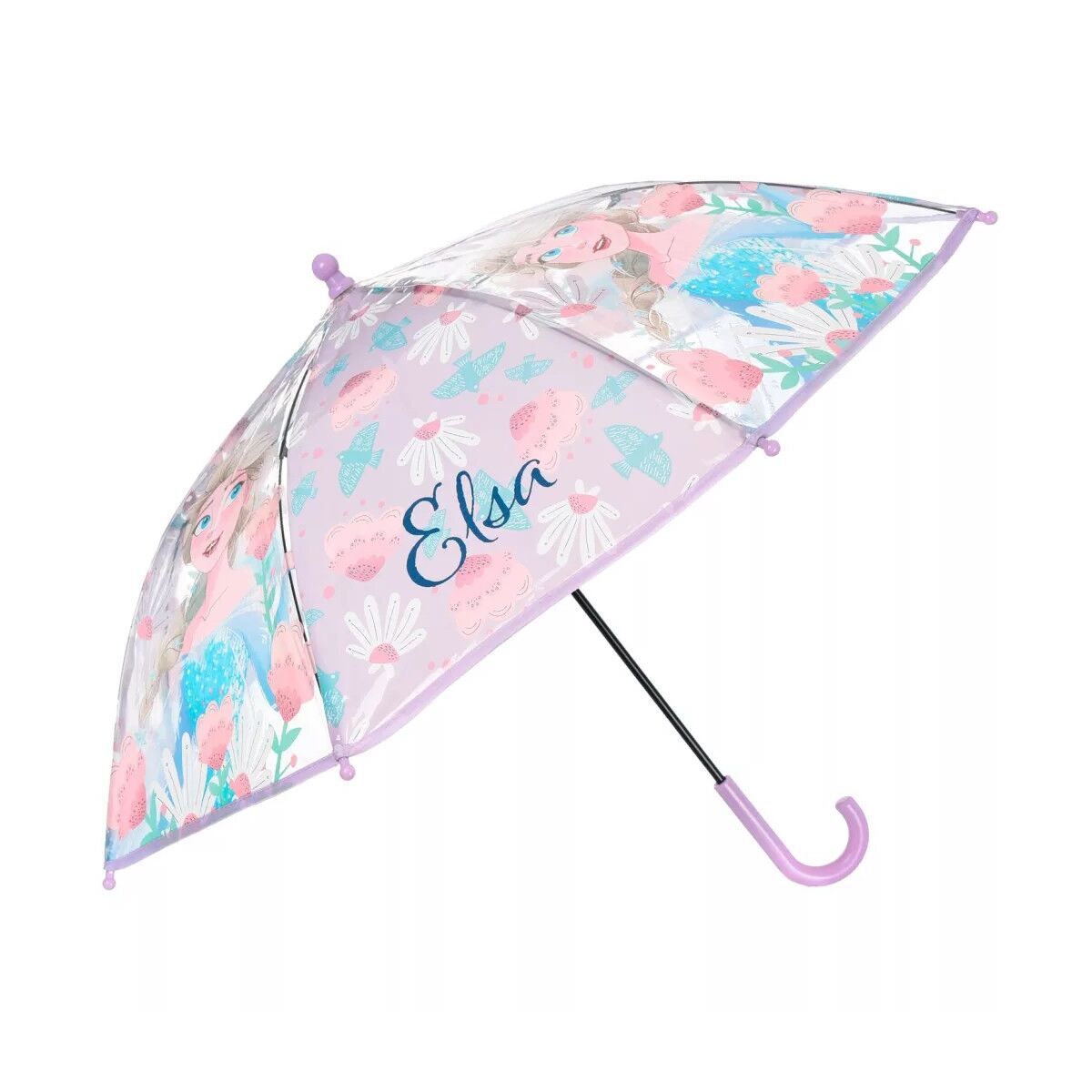 Disney Eiskönigin Birds Kinder transparent Regenschirm Ø72