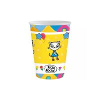 Katze Kitty Kitten Pappbecher 6 Stück 250 ml