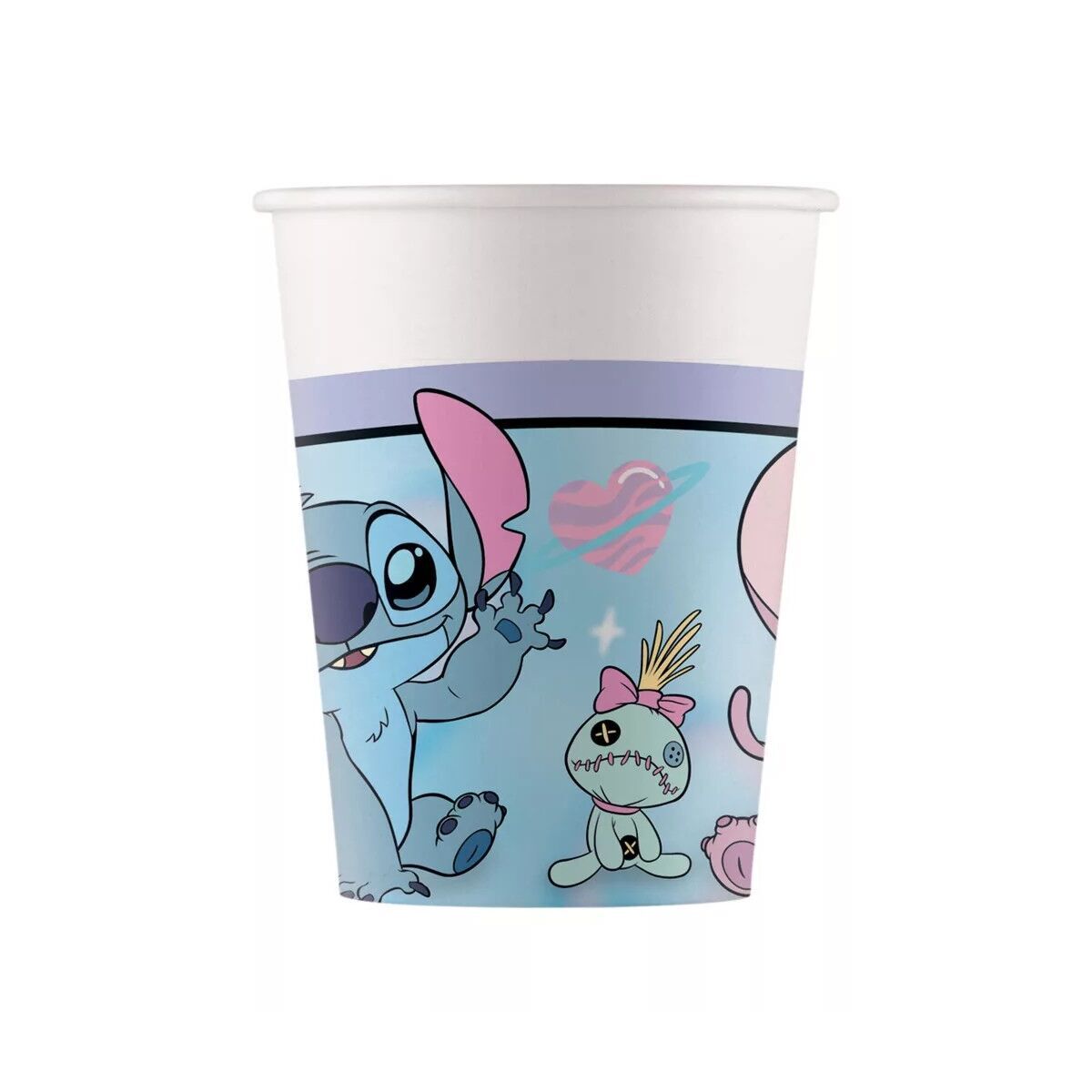 Disney Lilo und Stitch Angel Cute Kunststoffbecher 8 Stk 200 ml