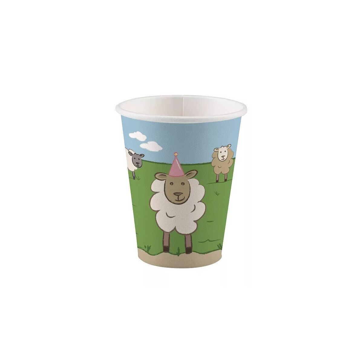 Baürnhof Party Pappbecher 8 Stk 250 ml
