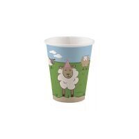 Baürnhof Party Pappbecher 8 Stk 250 ml