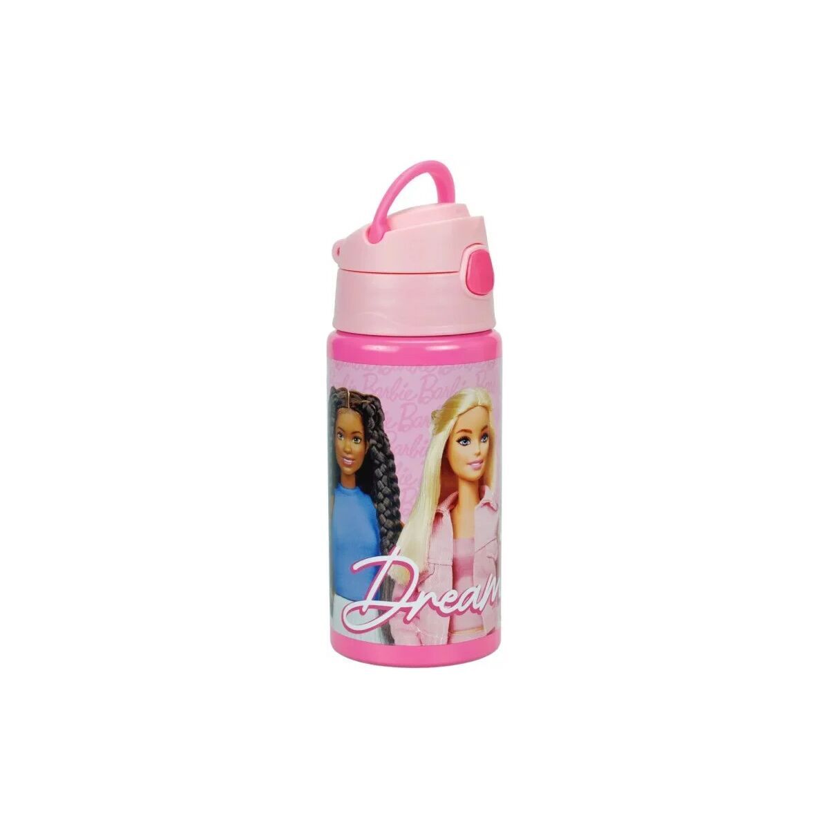 Barbie Dream Team Aluminiumflasche mit Haken 500 ml