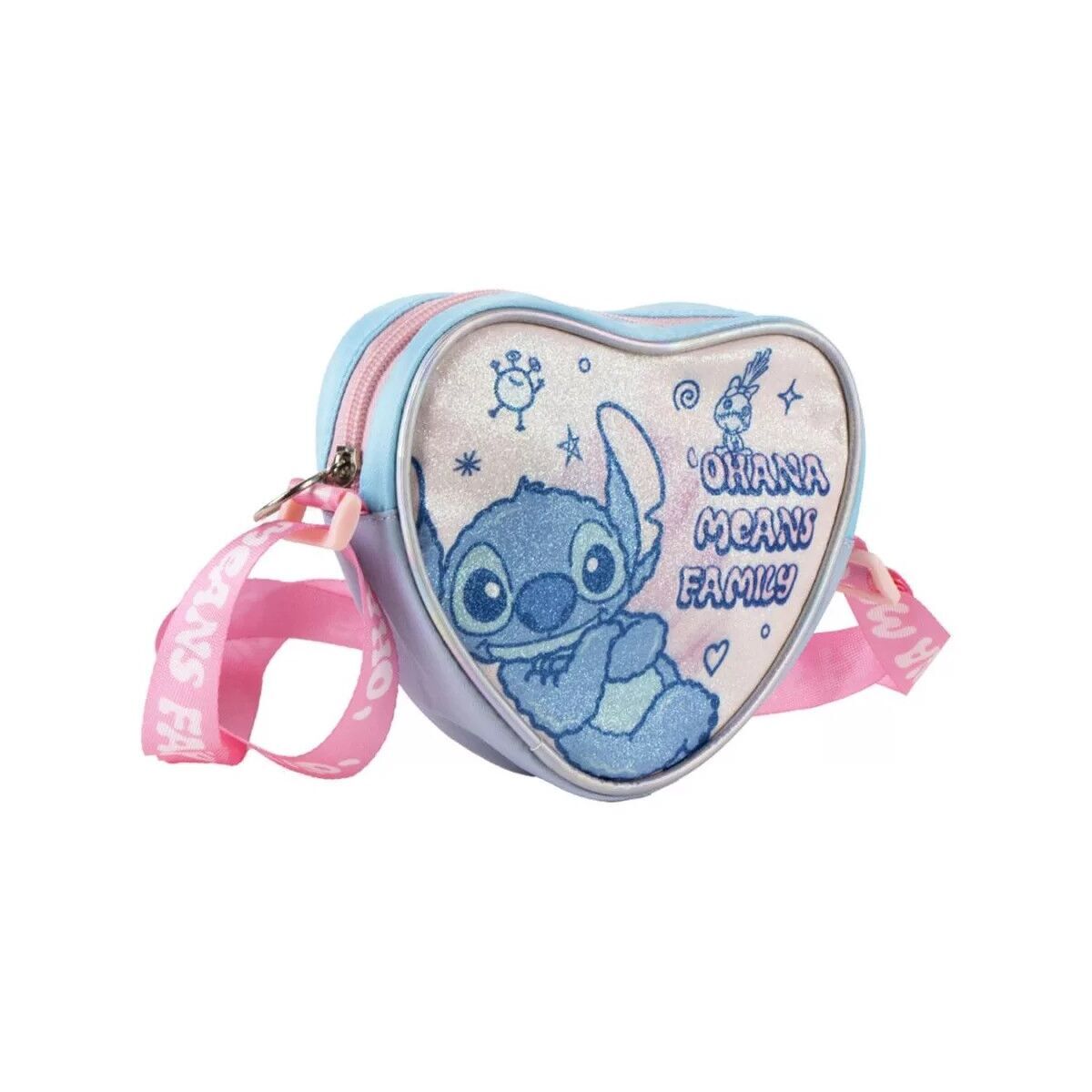 Disney Lilo und Stitch Ohana glitzer Schultertasche