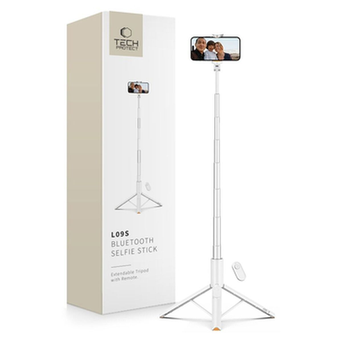 Selfie Stick Tech Protect L09S mit Stativ
