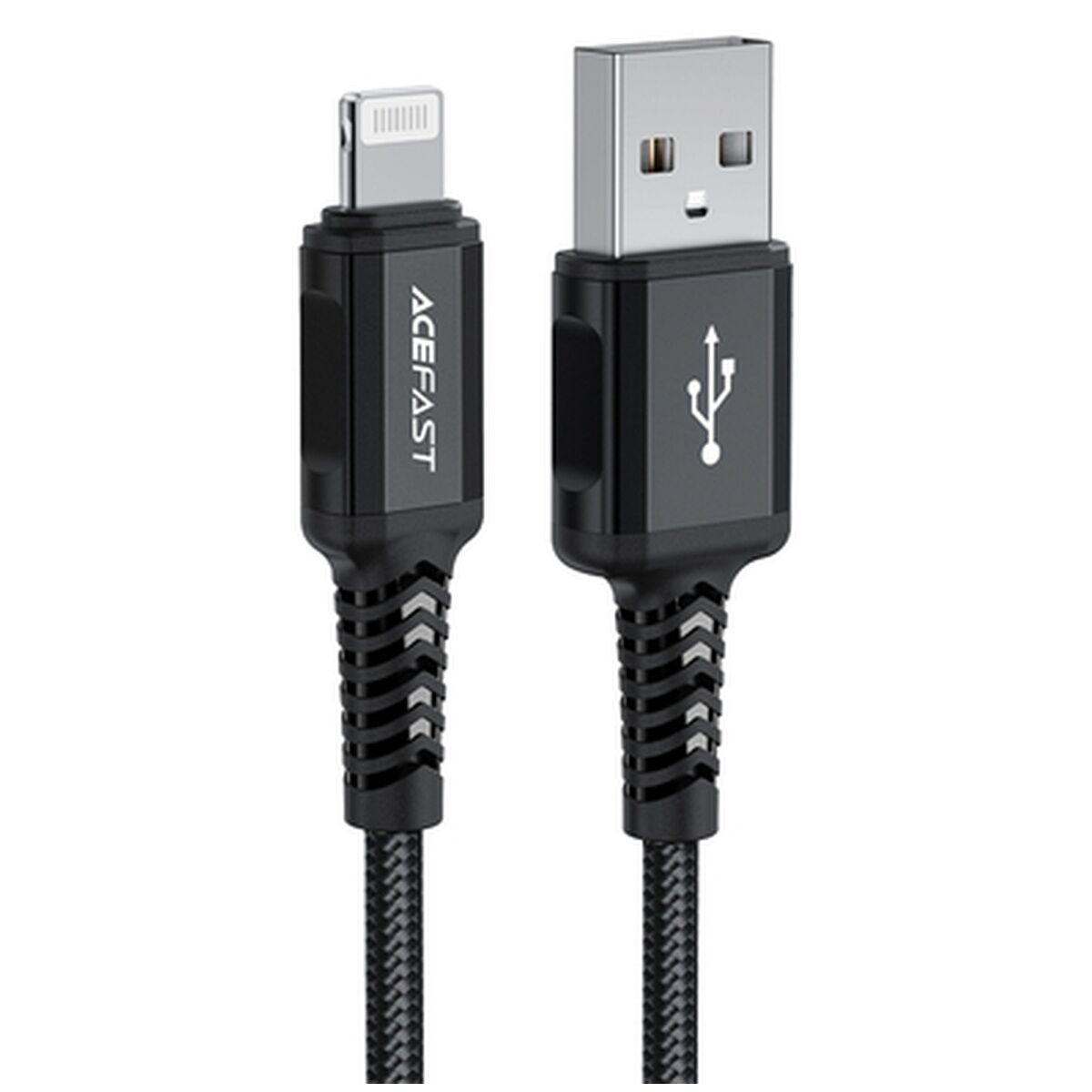 Acefast MFI USB Lightning Kabel 1 8 m 2 4 A schwarz C4 02 A