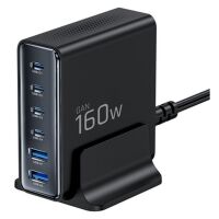 Tech Protect DC160W GAN 6 Port 160W WandLadegerät