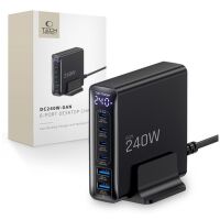 Tech Protect DC240W GaN Ladestation mit 6 Anschlussen 4 x