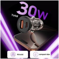 Tech Protect CC01 30 W 2 Port USB-A USB-C Kfz-Ladegerät