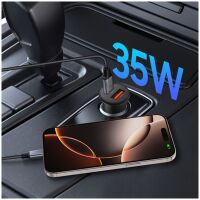 Tech Protect CC02 35 W Kfz-Ladegerät mit 2 USB-C und USB-A