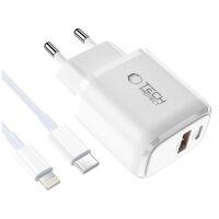 Tech Protect NCA30 PD 30 W QC3.0USB-A USB-C WandLadegerät