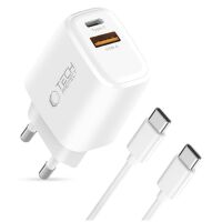 Tech Protect NCA30 PD 30 W QC3.0USB-A USB-C...