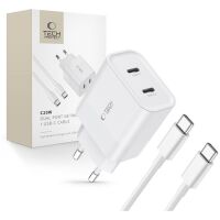 Tech Protect C20W 2x USB-C PD 20 W NetzwerkLadegerät