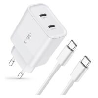 Tech Protect C20W 2x USB-C PD 20 W NetzwerkLadegerät