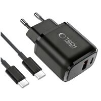 Tech Protect NCA45W GAN 2 Port 45W WandLadegerät mit USB-C