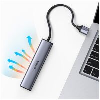 Ugreen Multifunktionsadapter HUB USB 3.0 3 x USB Ethernet