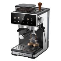 AMZCHEF CE-CM5560-SV Kolben-Kaffeemaschine (Silber)